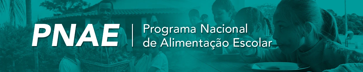 Banner PNAE Alimentação Escolar