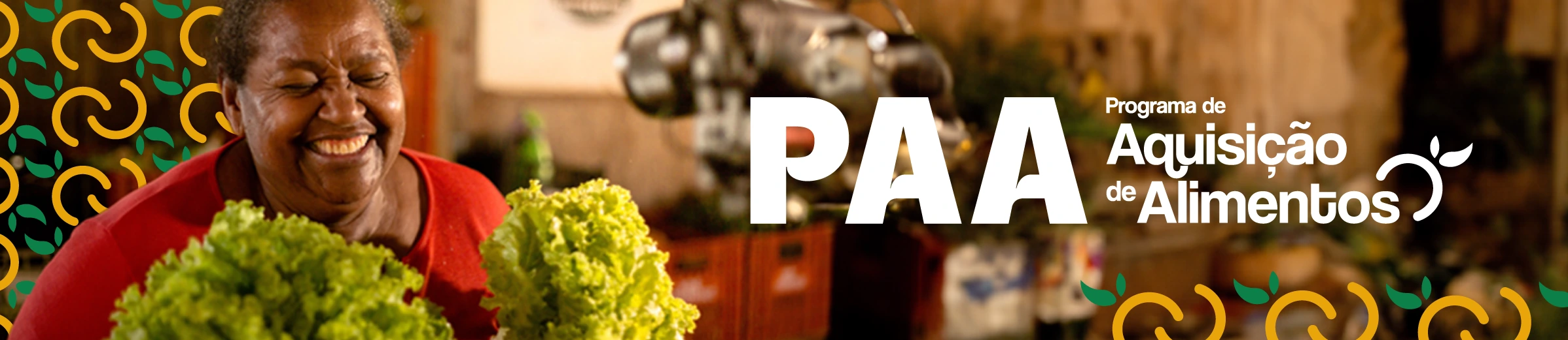Banner Programa de Aquisição de Alimentos - PAA